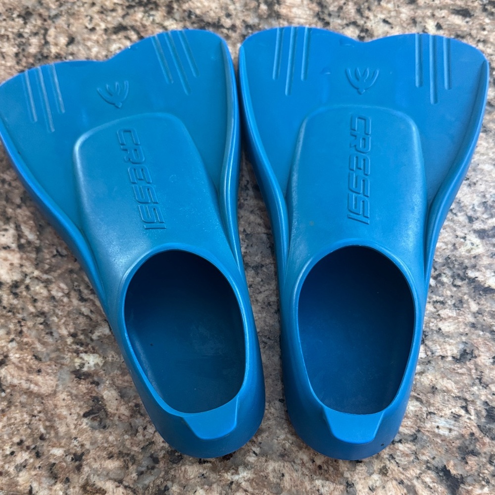 Cressi Kids Swim Fins - Ocean Blue
